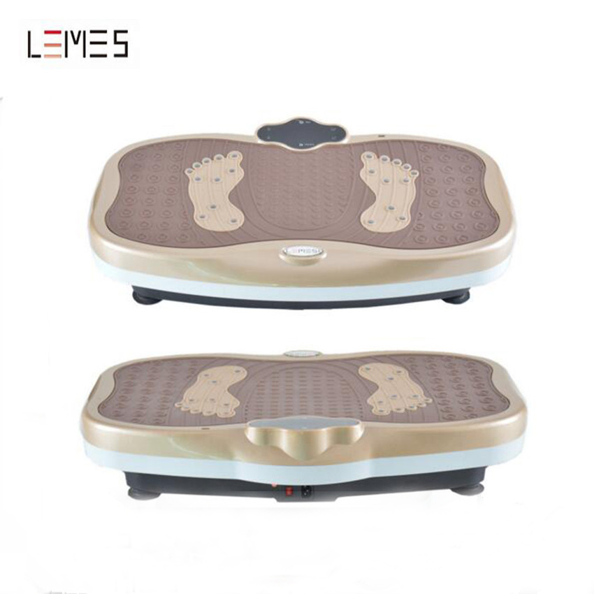 LMS-S010 Home Gym Fitness Power Plate Crazy Fit Massager Vibration Plate for Losing Weight 