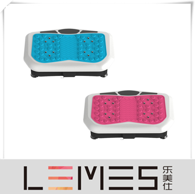 LEMES-S038 Home Use Crazy Fit Mini Size Massage Machine Whole Body Workout Vibration Plate